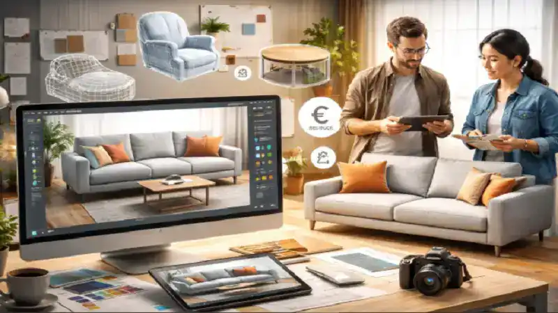 How Photorealistic 3D Furniture Reduces Prototyping Costs for Brands